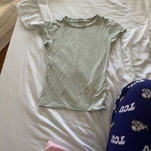 mini light green tee